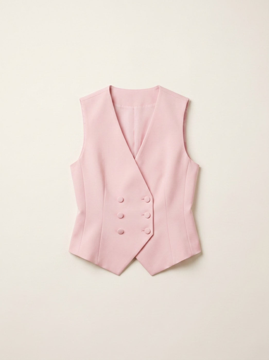 Lace Peplum Vest — Ivory