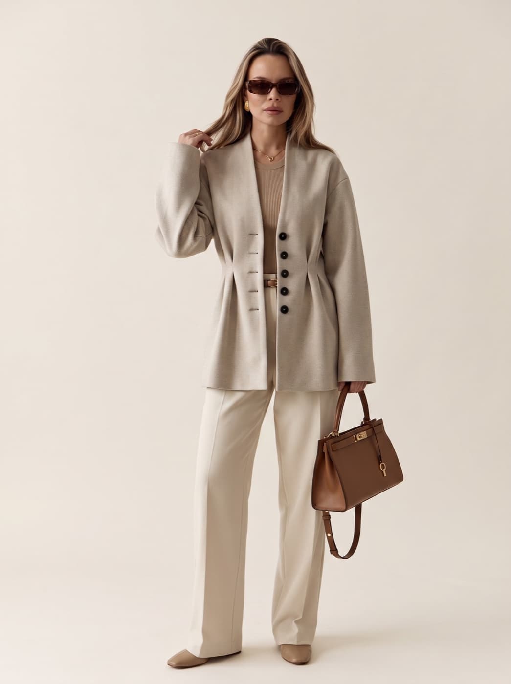 Fitted Blazer Coat