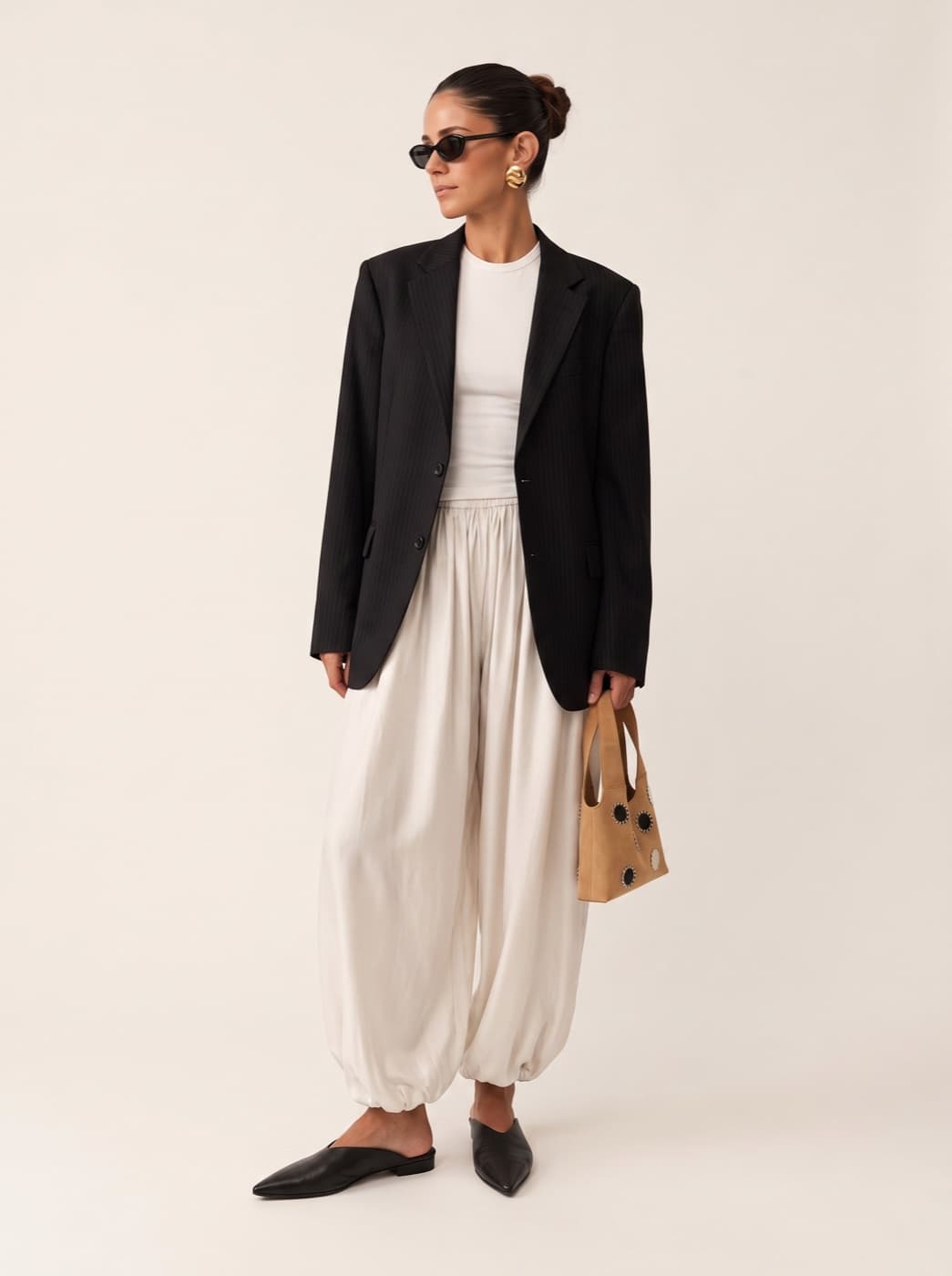 Draped Harem Trousers